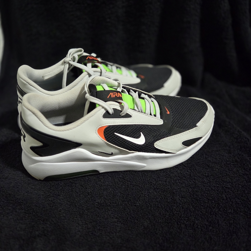 Nike Black and White Sneakers with Neon Accents